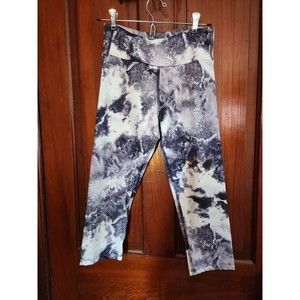 Kos USA Pants Medium Black White Activewear Fitness Workout Excersize Wear